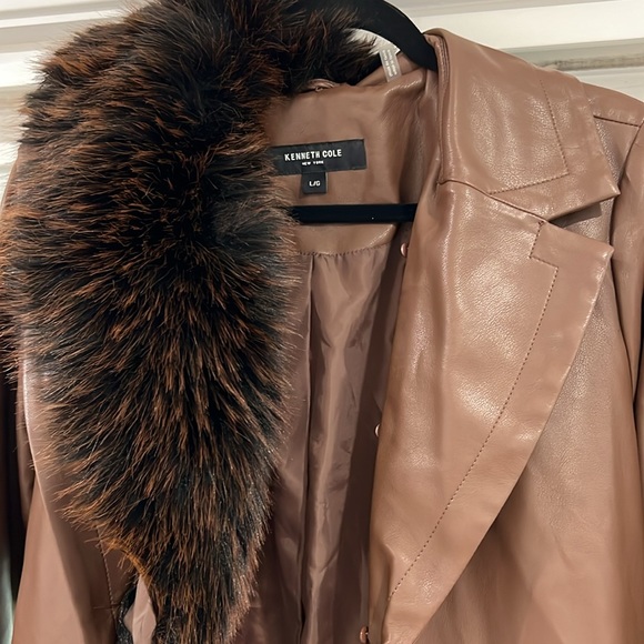 Brown Keneth Cole coat-size L - Picture 9 of 13